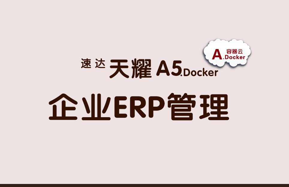 速达天耀A5.Docker  不限用户数   永久拥有   体验试用